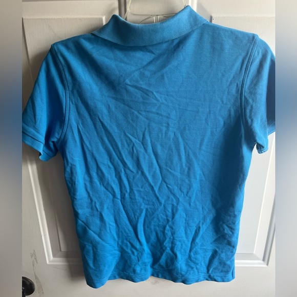 Psycho Bunny Womens Blue Classic Logo 2-Button Cotton Polo Size Large - Picture 8 of 8